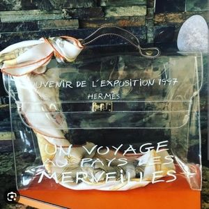 Hermes Clear Kelly PVC Bag-Un Voyage Au Pays De Merveilles ☀️ ⛱️